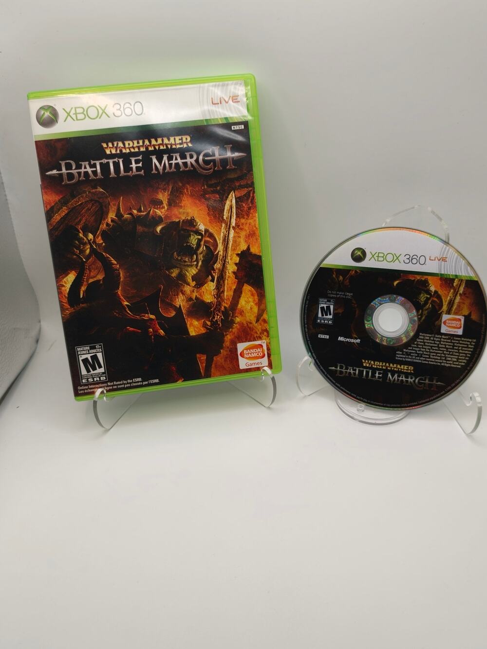 Warhammer Battle March Xbox 360 Complete Strategy Game